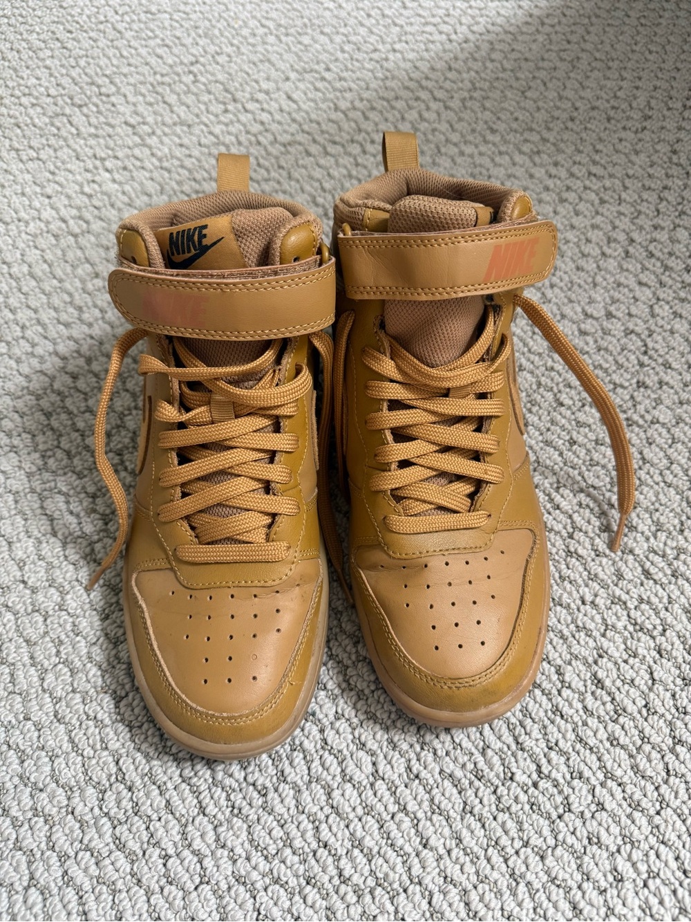 Nike Kids High-Top Sneakers - mustard / gold